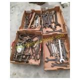 Wrenches, hammers, tools, misc