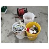 Trailer hitches, air hose, misc