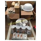 Playing card design glasses, mugs, bowls, etc