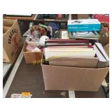 Scrapbooks, pictures, candle holders, Delta