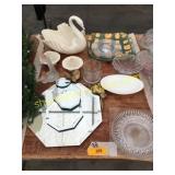 Mirrors, candle holders, plates, home décor