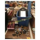 Mirror, dishes, hardware, misc