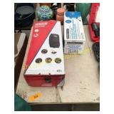 Coleman Roadtrip rolling case, painters plastic