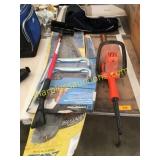 B&D hedge trimmer, winshield wiper, misc