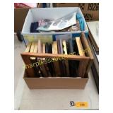 Picture frames, clothing, crochet books