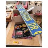 Jeff Gordon calendar/sign, Coca Cola bottles misc