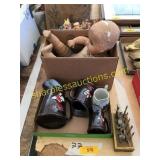 Doll, pictures, tools