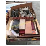 Old leather baby/toddler shoes, shoe repair items