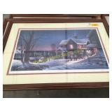 Terry Redlin signed print, 600/6800