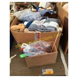 Yarn, knitting needles