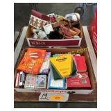 Playing cards, card games, knick knacks, misc