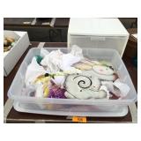 Plastic organizer, Easter decorations