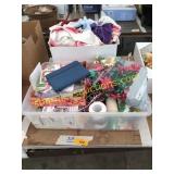 Kitchen towels, bows, misc