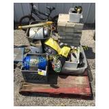 Tool organizer, casters, misc