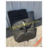 Plastic compost bin, child gate