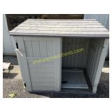 Suncast outdoor storage cabinet