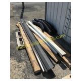 Downspouts, tile, misc