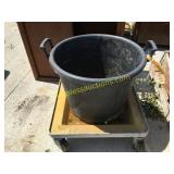 rolling cart base, bucket