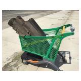 Shopping cart, tar paper