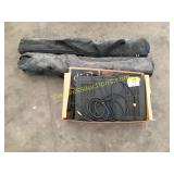 Bag chairs, Sony receiver