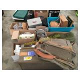 Luggage, kitchenware, silverware, household items