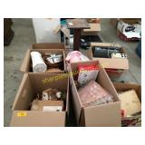 Plant stand, baskets, Sony dvd player, household