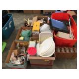 Tupperware, wafle maker, popcorn popper,