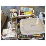 Cartoon glasses, household items