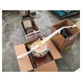 Jewelry, ceramic bowl, light fixture, misc