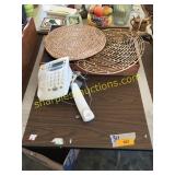 Wall display case, phone, misc