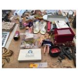 Craftsman sabre saw, tools, dolls, misc