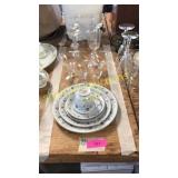 Noritake china, stemware