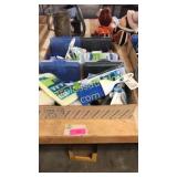 Pencil boxes, scrubbers/brushes