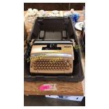 Smith-Corona typewriter with case