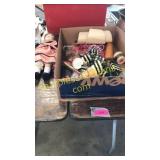 Doll, string lights, misc