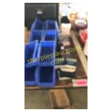 Hardware bins, Iomega Zip, travel clocks