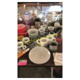 Glasses, cups, grill utensils, pitchers