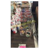 Pepsi glasses, misc