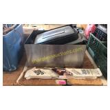 Metal bin, glide guard, tote lids, misc
