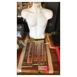 Mannequin top, tree stand bow hangers