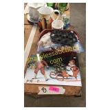 Pitchers, shells, misc