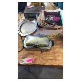 Sheet music, platter, Kenmore waffle maker