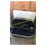 Bow case, folding table, hockey stick