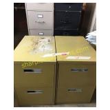 2 drawer file cabinets(2)