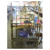 Fancy antique brass bed
