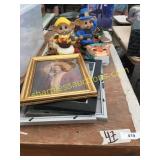 Ceramic Thanksgiving mouse couple, Jesus picture,