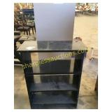 Black bookcase