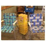 Lawn chairs(2), buckets