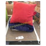 Pillows, air bed