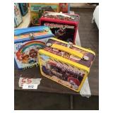 Metal lunch boxes w/thermos(3)